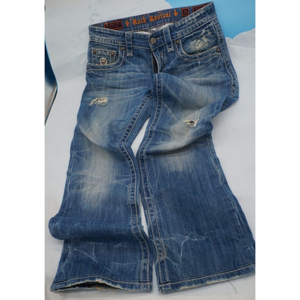 Mens Rock Revival Jimmy Straight Size 31 x 30.